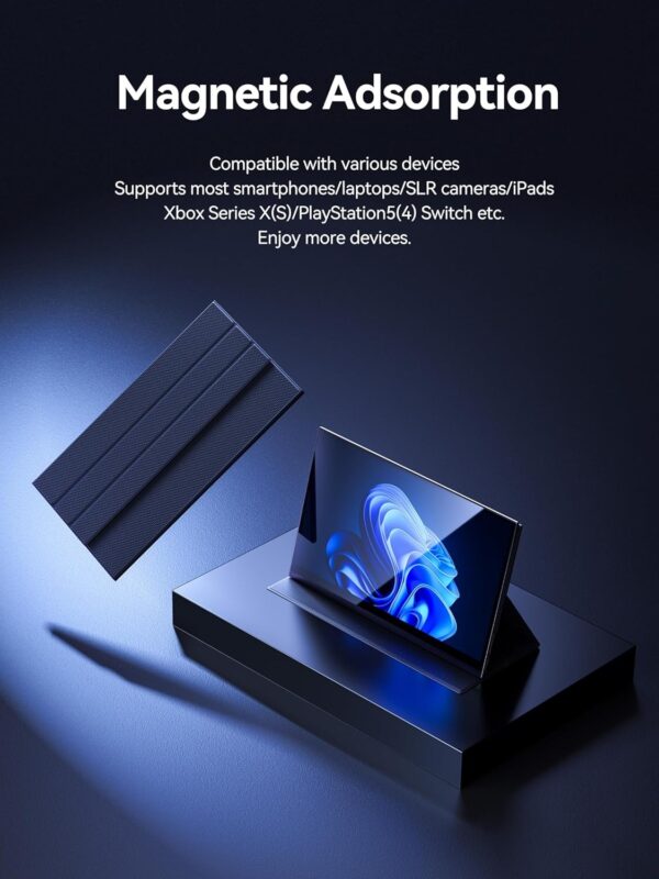 Monitor Portable Minisforum MSS-A156 15.6" 2K 144Hz Touchscreen,400Nits & IPS Built-in Dual Speakers - Image 5