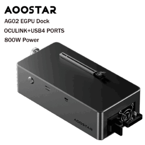 อุปกรณ์ต่อการ์ดจอแยก AOOSTAR AG02 EGPU Dock with OCulink-USB4 Port,Built-in Huntkey 800W PowerSupply
