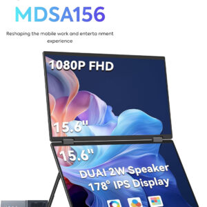 Monitor Minisforum MDSA156 แสดงผล dual-screen portable15.6" IPS s (178° view) Built-in dual speakers