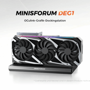 Minisforum DEG1 OCulink eGPU Dock supports RTX 4090 and RX 7900 XTX GPUs