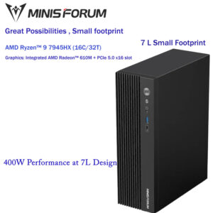 คอมพิวเตอร์ Small PC Minisforum 795S7 (R9-7945HX)(16C/32T) ITX 7L Great possibilitiesSmall footprint
