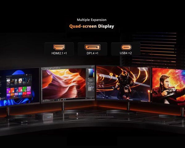 คอมพิวเตอร์ mini-PC Minisforum UM880 Pro R7-8845HS Zen 4 Ryzen  AI  OCulnk Performance - Image 3