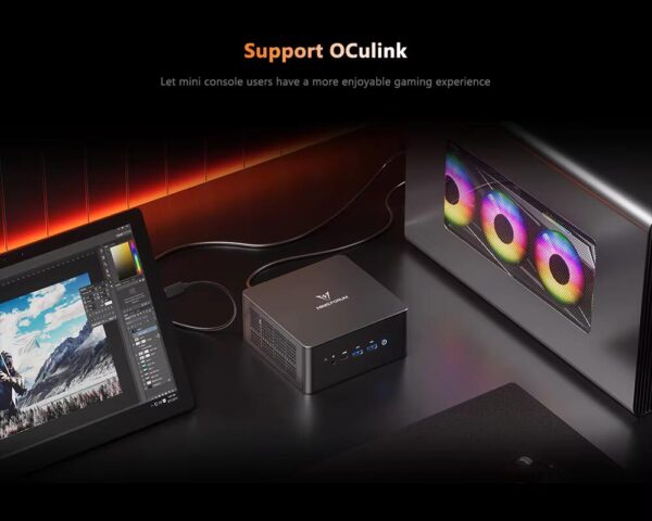 คอมพิวเตอร์ mini-PC Minisforum UM880 Pro R7-8845HS Zen 4 Ryzen  AI  OCulnk Performance - Image 4